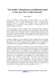 Nej, mænd Voldtægtssang og kvindehadsk humor er… | Analyse