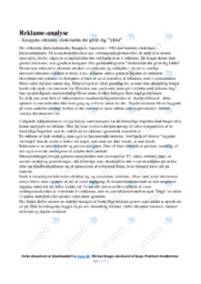 Reklame | Analyse | Knoppers