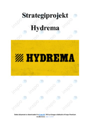 Hydrema | Analyse