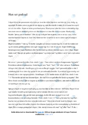 Hun ser godt ud | Analyse | Vita Andersen