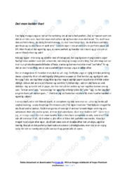 Det man kalder livet | Dansk Essay