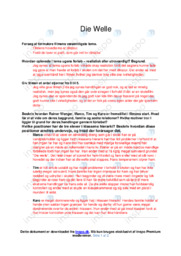 Die Welle | Analyse | Dennis Gansel