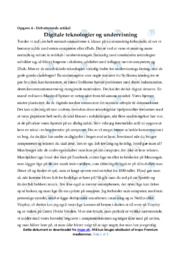 Digitale teknologier og undervisning | Dansk Stil