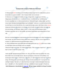 Elverskud | Analyse