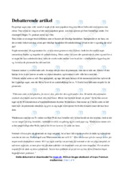 Artikel | Analyse | Katrine Wiedemann