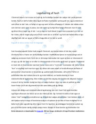 Legalisering af hash | Dansk Kronik