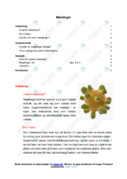 Mæslinger | Biologi rapport
