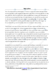 Niels Lyhne | Analyse