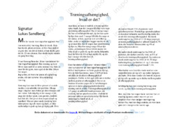 Træningsafhængighed, hvad er det | Debatindlæg