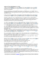 Villy & Den Lille Rødhætte | Analyse