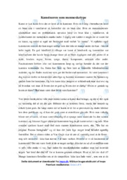 Kunstneren som mennesketype | Dansk Kronik