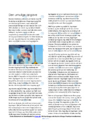 Den umulige opgave | Noter Dansk Essay
