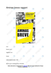 Aminas breve | Analyse | Jonas T. Bengtsson
