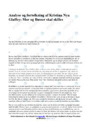 Kristina Nya Glaffeys Mor og Busser skal skilles | Analyse