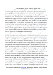 Som englene flyver | Analyse | Naja Marie Aidt