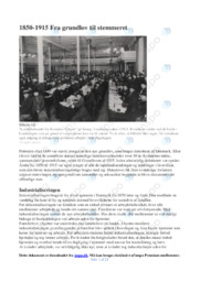 1850-1915 Fra grundlov til stemmeret | DHO
