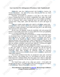 Gun Control in USA | Opgave