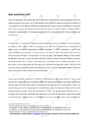 Gun control or not | Opgave