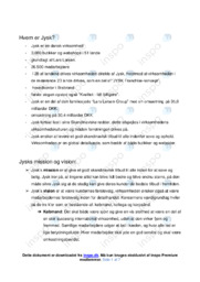 Hvem er Jysk | Analyse | Noter