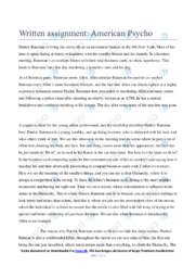 American Psycho | Analysis