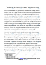 The Indian culture | Speech