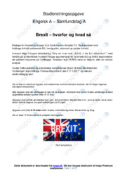 Brexit | Hvorfor & Hvad så | Erhvervsøkonomi