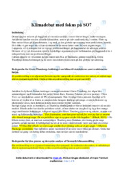 Klima holdninger | Analyse | Greta Thunberg