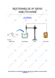 Bestemmelse Af Isens Smeltevarme | Fysik