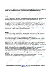 Religiøse & økonomiske udvikling | Noter Historie