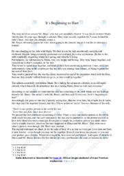 Its Beginning to Hurt | Analyse
