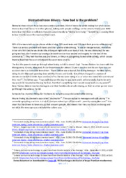 Distracted teen drivers | Essay