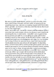 Story of my life | Essay
