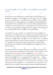 Wood Grouse | Essay | Engelsk