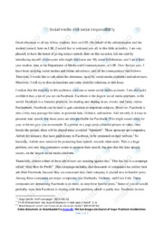 Social media and social responsibility | Opgave