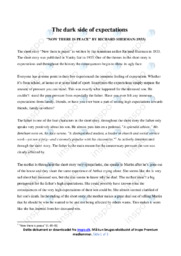 The dark side of expectations | Analyse