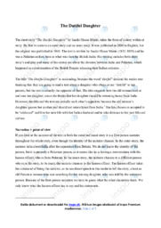 The Dutiful Daughter | Analyse | Saadat Hasan Manto