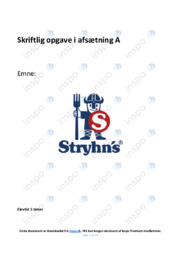 Stryhns Leverpostej | Analyse