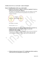 Konfidensinterval for en p-værdi (andel) | Matematik