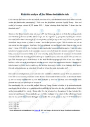 Retorisk | analyse | af Joe Bidens indsaettelse tale