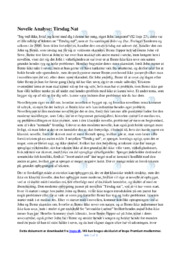 Tirsdag Nat | Analyse | Helle Helle