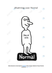 Normal | Afsætning Case