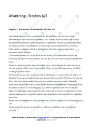 Stryhns AS | Afsætning Case