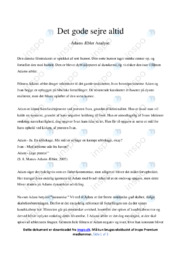 Analyse | Anders Thomas Jensen