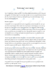 De dyre piger | Analyse