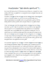 Det idéelle samfund | Dansk Essay