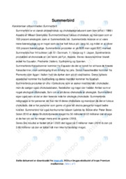 Summerbird | Analyse