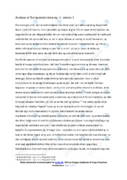 Europamestrene | Analyse