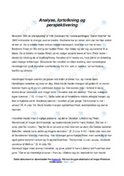 Blot en drengestreg | Analyse | Villy Sørensen