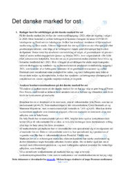 Det danske marked for ost | Analyse