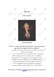 Problemformulering | Analyse | DHO